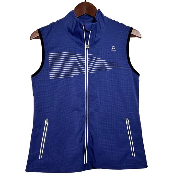 Oiselle Women's 6 Small‎ Blue Purple Satellite Gilman Running Vest - Picture 1 of 9